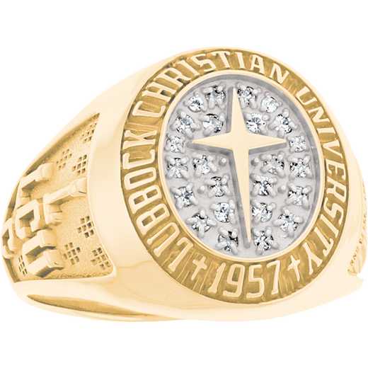 Lubbock Christian University Men's Large Classic Ring